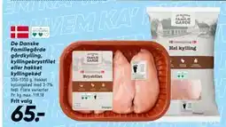 Bilka De Danske Familiegårde gårdkylling Kyllingebrystfilet eller hakket kyllingekød tilbud
