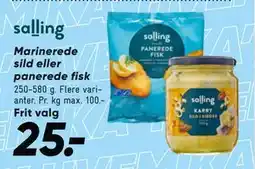 Bilka Marinerede sild eller panerede fisk tilbud