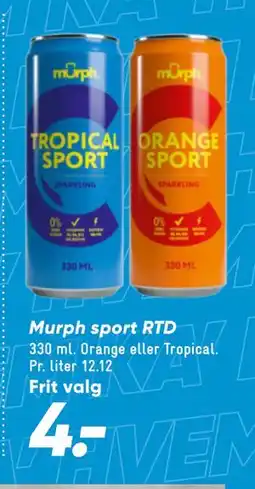 Bilka Murph sport RTD tilbud