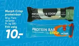 Bilka Murph Crisp proteinbar tilbud