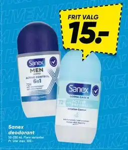 Bilka Sanex deodorant tilbud