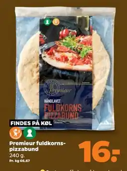 Netto Premieur fuldkornspizzabund tilbud