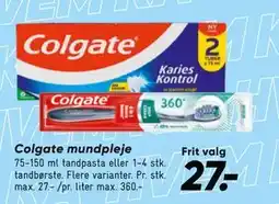 Bilka Colgate mundpleje tilbud