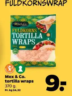 Netto Mex & Co. tortilla wraps tilbud