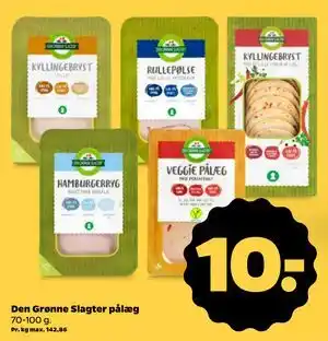 Netto Den Grønne Slagter pålæg tilbud