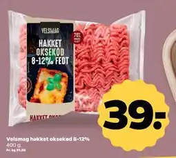 Netto Velsmag hakket oksekød 8-12% tilbud