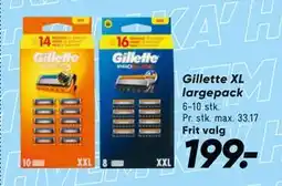 Bilka Gillette XL largepack tilbud