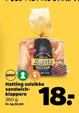 Netto Hatting solsikke sandwichklappere tilbud