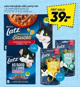 Bilka Latz menu boks eller party mix tilbud