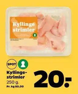 Netto Kyllingestrimler tilbud