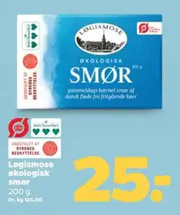 Netto Løgismose økologisk smør tilbud