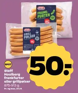 Netto Steff Houlberg frankfurter eller grillpølser tilbud