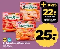 Netto Dr. Oetker Casa di Mama pizza tilbud