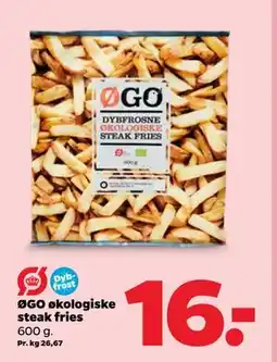 Netto ØGO økologiske steak fries tilbud