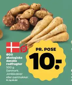 Netto ØGO økologiske danske rodfrugter tilbud