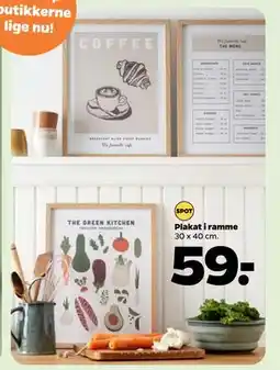 Netto Plakat i ramme tilbud