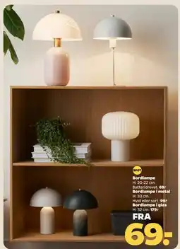 Netto Bordlampe i glas tilbud