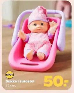 Netto Dukke i autostol tilbud