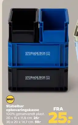 Netto Stabelbar opbevaringskasse tilbud