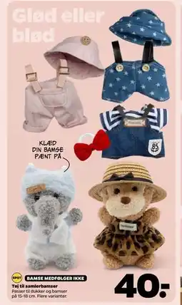 Netto Tøj til samlerbamser tilbud