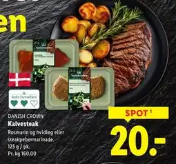 Lidl Kalvesteak tilbud