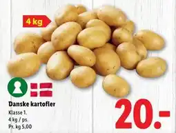 Lidl Danske kartofler tilbud