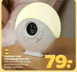 Netto Vækkeur med solopgangsfunktion tilbud