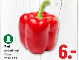 Lidl Rød peberfrugt tilbud