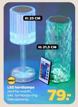 Netto LED bordlampe tilbud