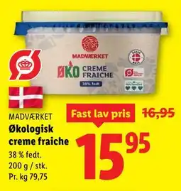 Lidl Økologisk creme fraiche tilbud
