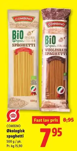 Lidl Økologisk spaghetti tilbud