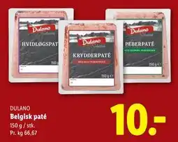 Lidl Belgisk paté tilbud