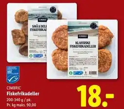 Lidl Fiskefrikadeller tilbud