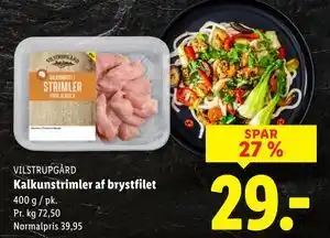 Lidl Kalkunstrimler af brystfilet tilbud
