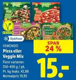 Lidl Pizza eller Veggie Mix tilbud