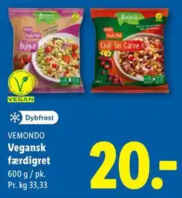 Lidl Vegansk færdigret tilbud