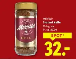 Lidl Instant kaffe tilbud