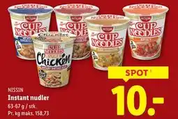 Lidl Instant nudler tilbud