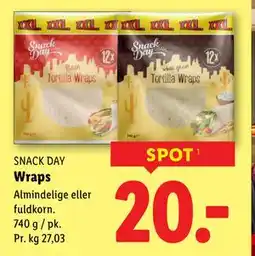 Lidl Wraps tilbud