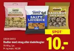 Lidl Dadler med smag eller dadelkugler tilbud