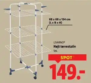 Lidl Højt tørrestativ tilbud