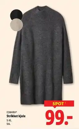 Lidl Strikket kjole tilbud