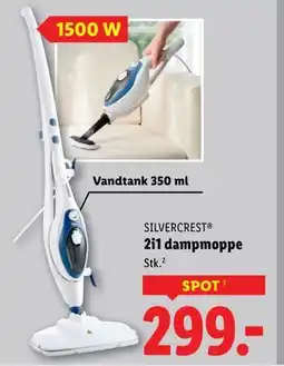 Lidl 2i1 dampmoppe tilbud