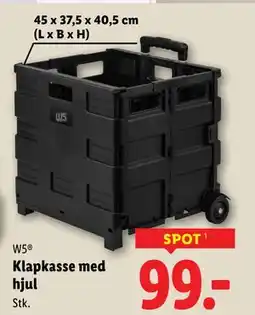 Lidl Klapkasse med hjul tilbud
