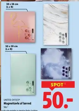 Lidl Magnettavle af lærred tilbud