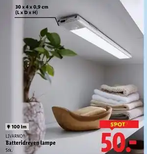 Lidl Batteridreven lampe tilbud