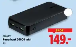 Lidl Powerbank 20000 mAh tilbud