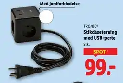 Lidl Stikdåseterning med USB-porte tilbud