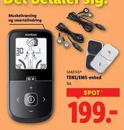 Lidl TENS/EMS-enhed tilbud