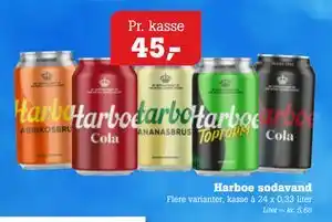 Poetzsch Padborg Harboe sodavand tilbud